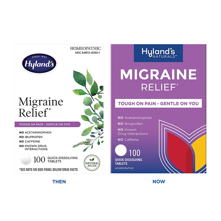 Hyland's Migraine Relief Quick Dissolving Tablets, 100 Ea