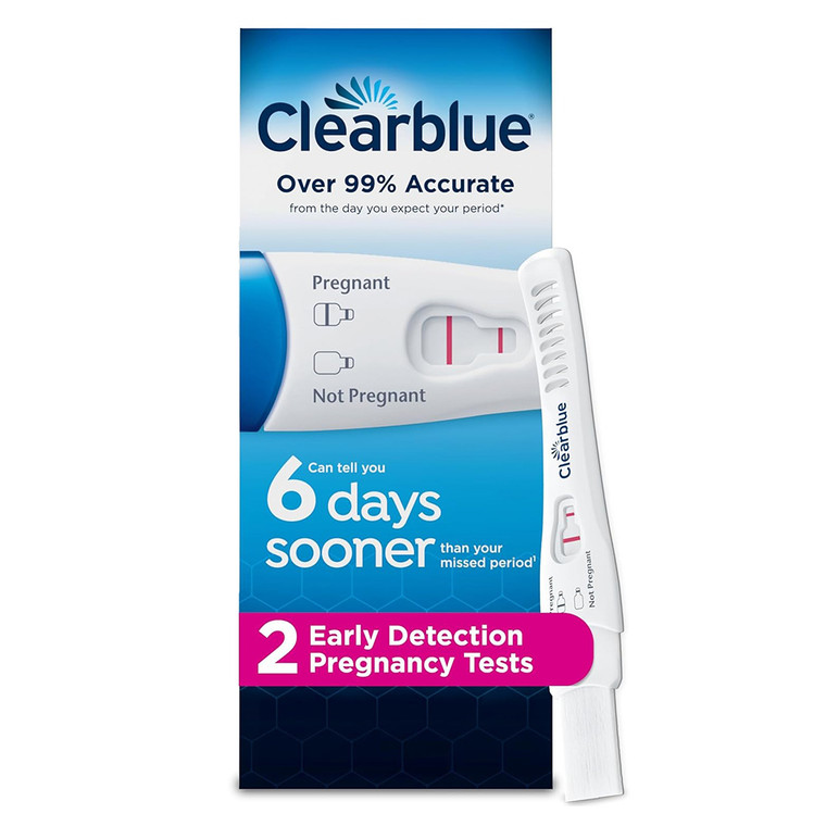 Clearblue Early Detection Pregnancy Test Accurate Results 2Ea
