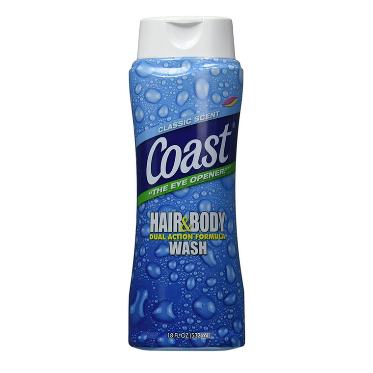 Coast Classic Scent Hair & Body Wash, 18 Oz