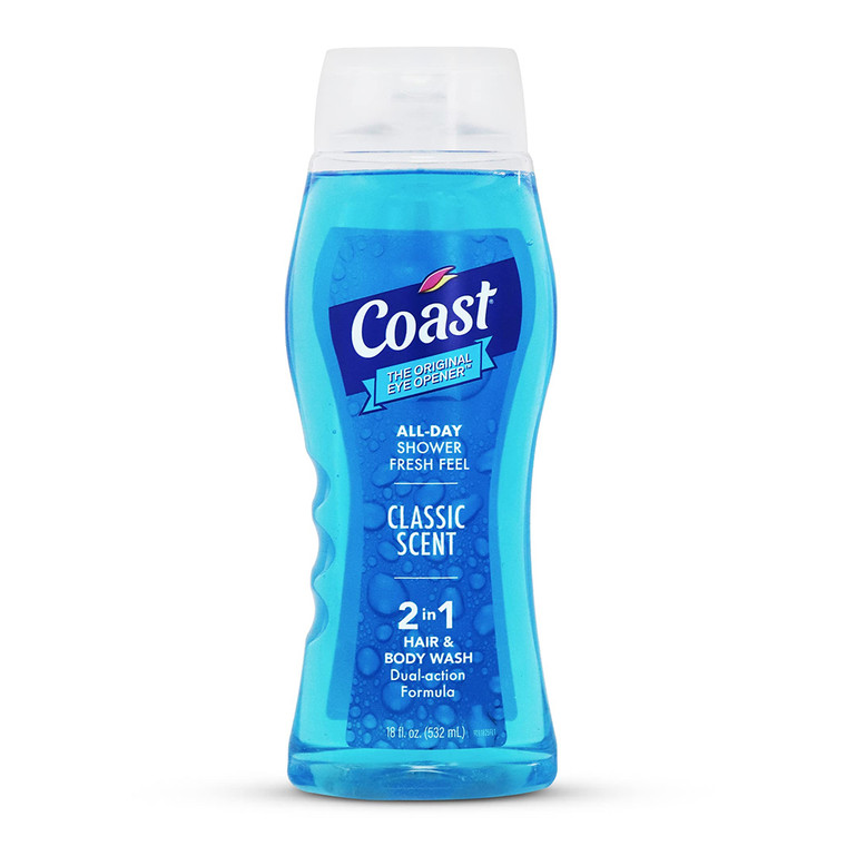 Coast Classic Scent Hair & Body Wash, 18 Oz