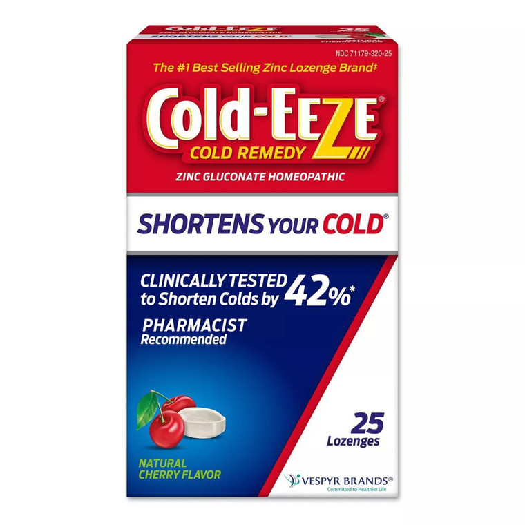 Cold-Eeze Cold Remedy Cherry Lozenges, 25 Ea