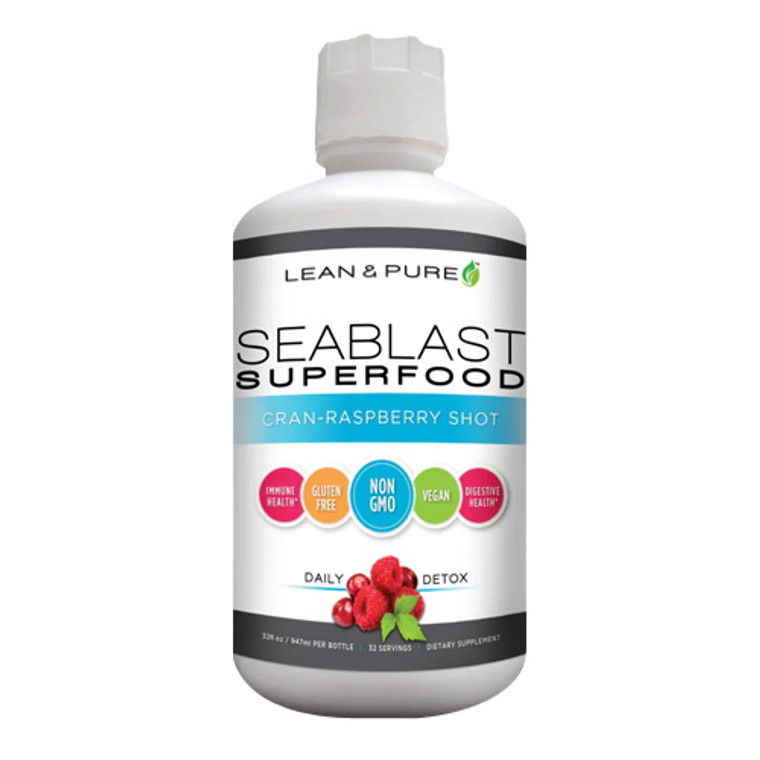 Lean and Pure Seablast Superfood Cran Raspberry Shot, 32 Oz