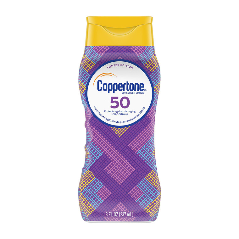 Coppertone Limited Edition Broad Spectrum SPF 50 Sunscreen Lotion, 8 Oz