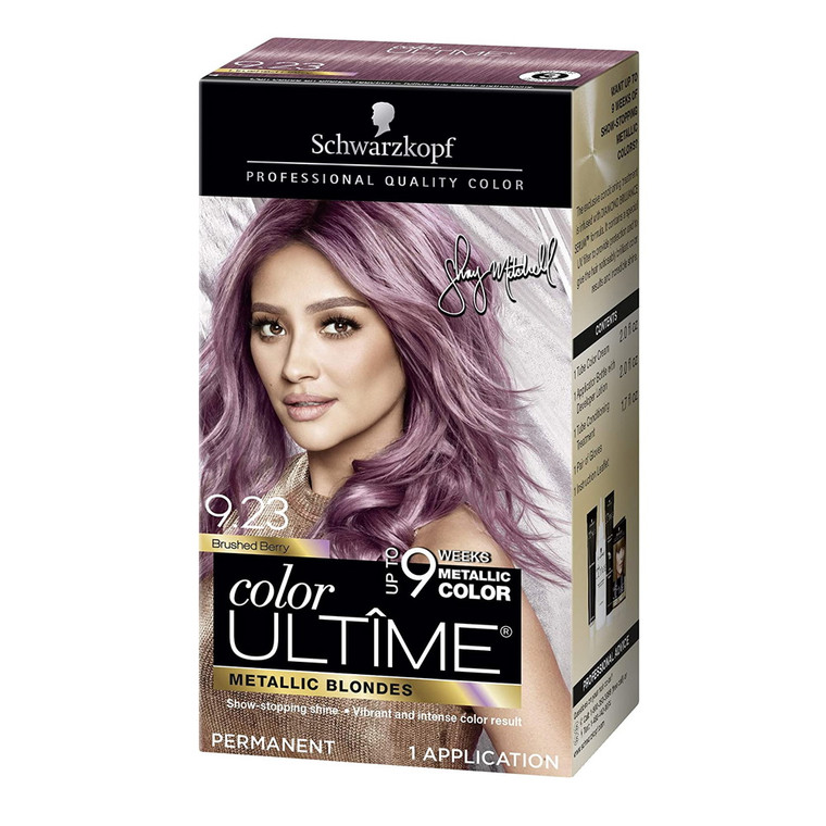 Schwarzkopf Color Ultime Metallic Brushed Berry 9.23 Hair Color, 1 Kit