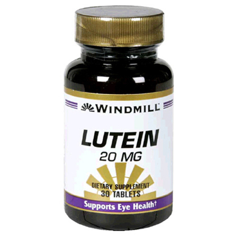 Windmill Lutein 20Mg Tablets To Support Eye Health - 30 Ea