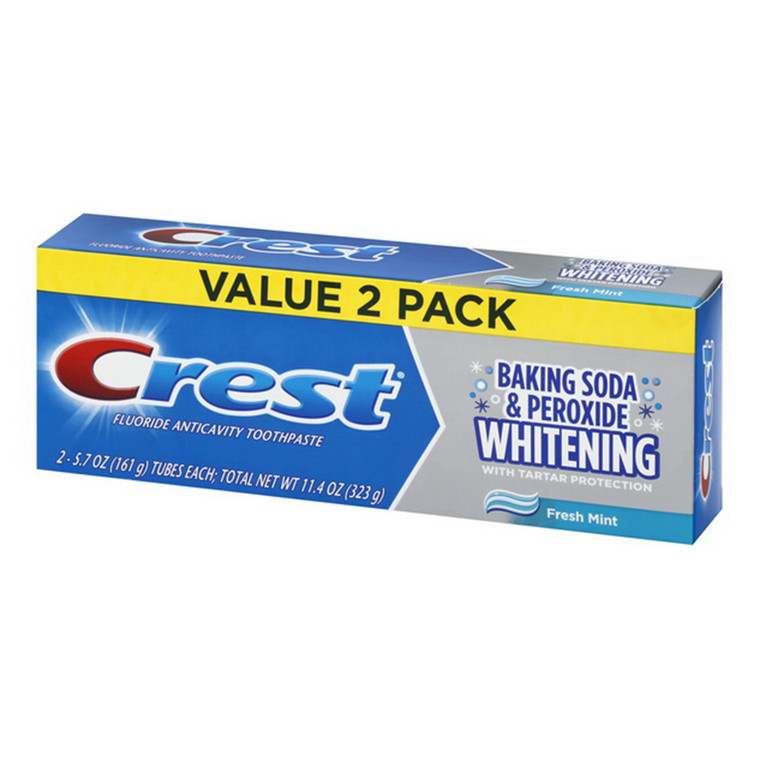 Crest Cavity Protection Toothpaste, Regular Paste, 5.7 Oz/2 Ea