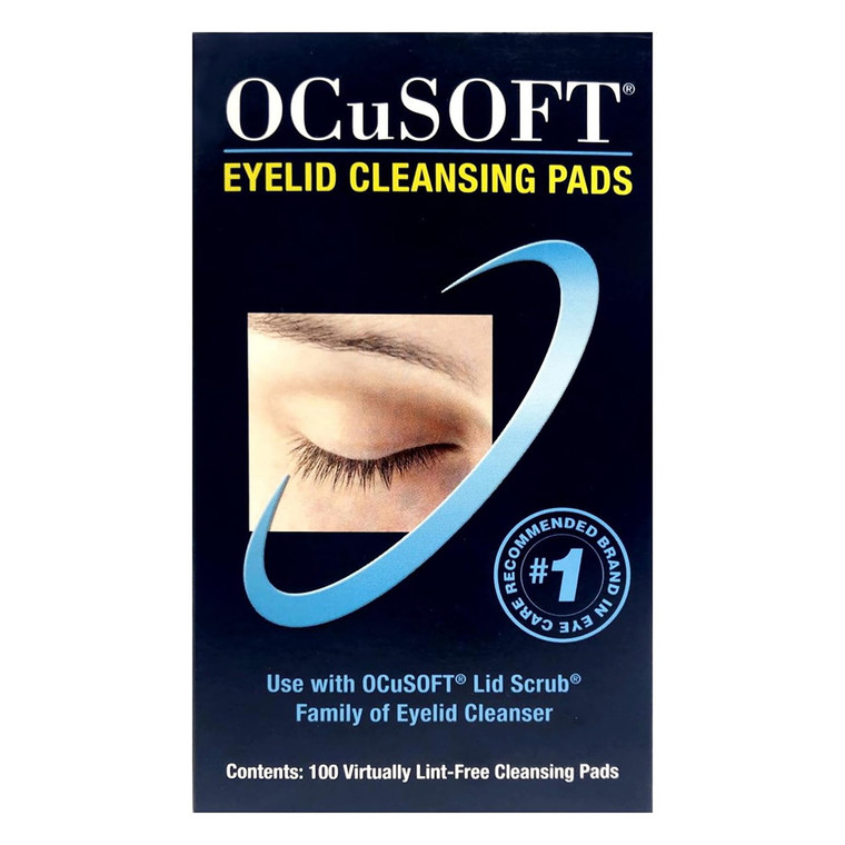 Ocusoft Eye Lid Virtually Line Free Cleansing Pads - 100 ea