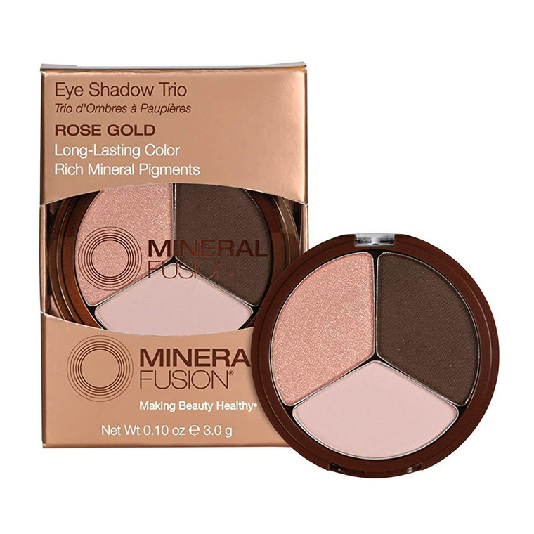 Mineral Fusion Trio Rose Gold Eye Shadow, 0.06 Oz