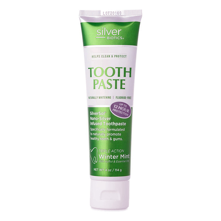 American Biotech Labs Silver Biotics Toothpaste Nano-Silver Toothpaste, 4 Oz