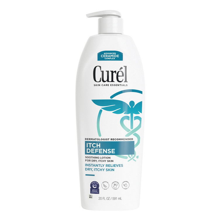 Curel Itch Defense Soothing Body Lotion for Dry Itchy Skin 20Oz (591ml)