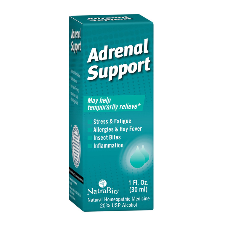 Natrabio Adrenal Support Liquid, 1 Oz