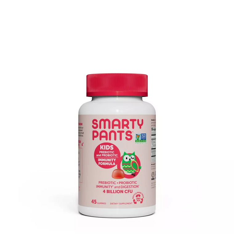 SmartyPants Kids Prebiotic and Probiotic Immunity Formula, Strawberry , 45 Ea