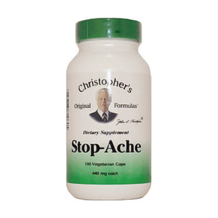 Dr. Christophers Original Stop-Ache 440 Mg Vegetarian Capsules, 100 Ea