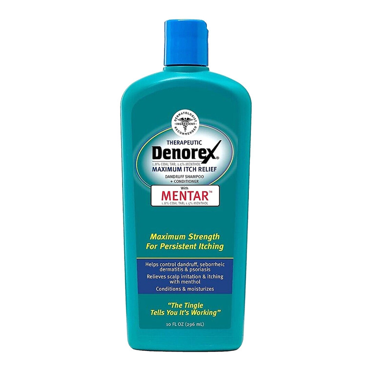 Denorex Therapeutic Dandruff Shampoo And Conditioner Maximum Itch Relief, 10 Oz