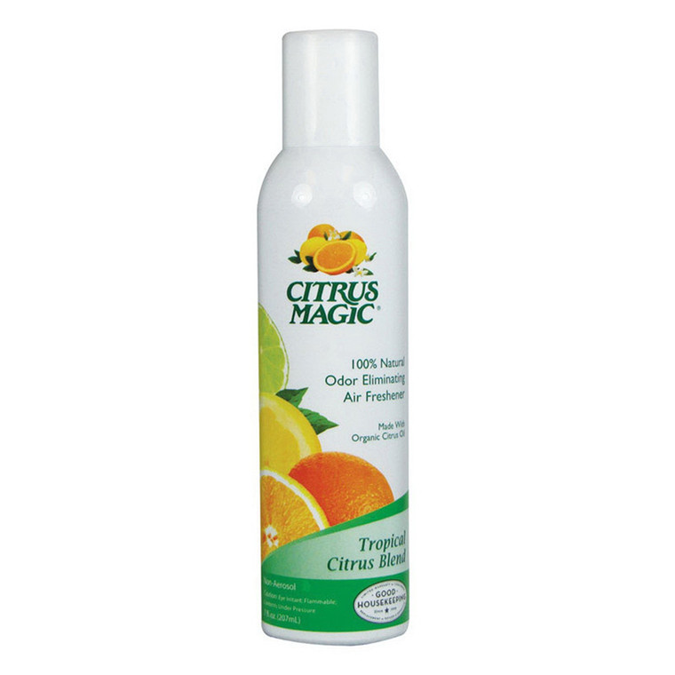 Citrus Magic Air Freshener Spray Tropical Citrus Blend Scent Can, 7 Oz