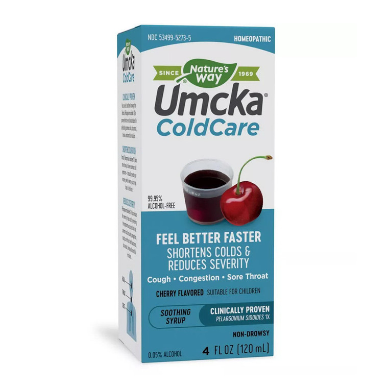 Natures Way Umcka Cold Care Soothing Syrup, Cherry, 4 Oz