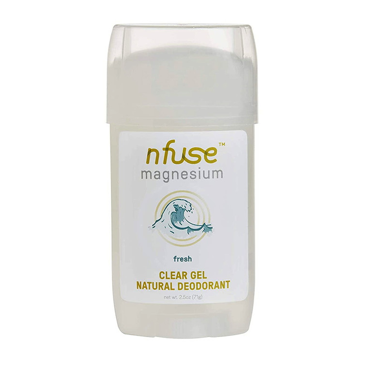 Nfuse Fresh Magnesium Natural Clear Gel Natural Deodorant, 2.5 Oz
