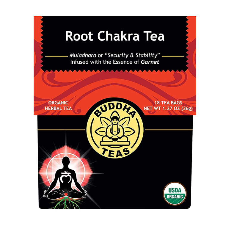 Buddha Teas Organic Root Chakra Tea Bags, 18 Ea