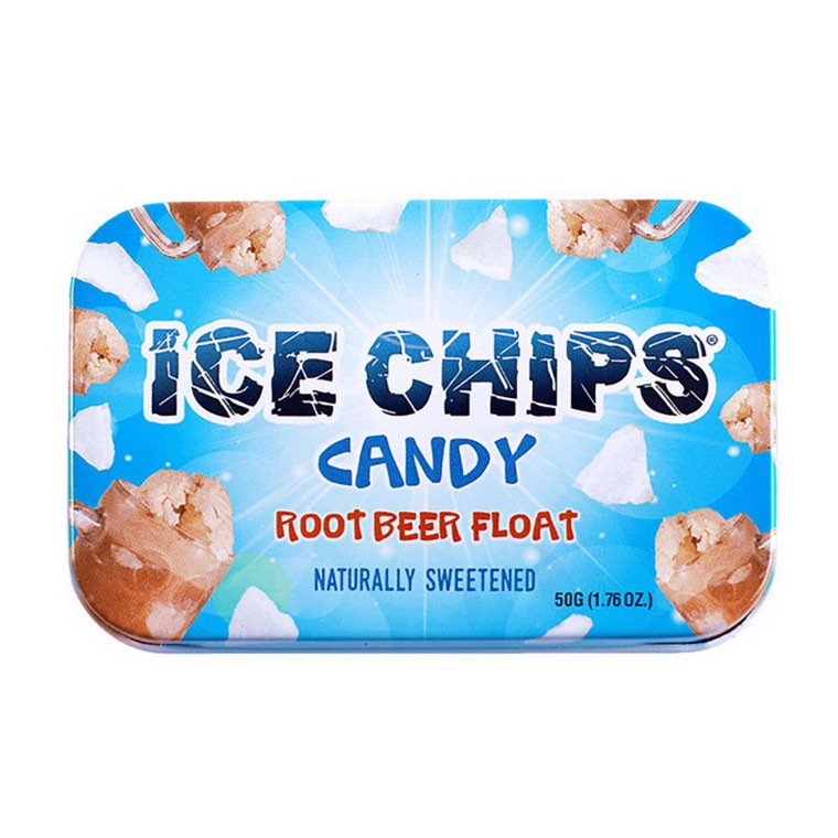 Ice Chips Candy Root Beer Float Candy Tin, 1.76 Oz
