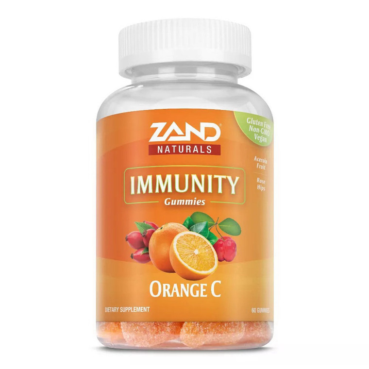Zand Naturals Immunity Oragne C Gummies, 80 Ea