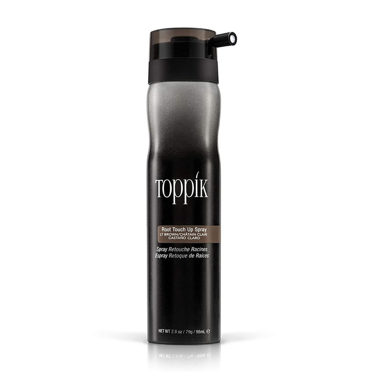 Toppik Root Touch Up Spray Light Brown, 2.8 Oz