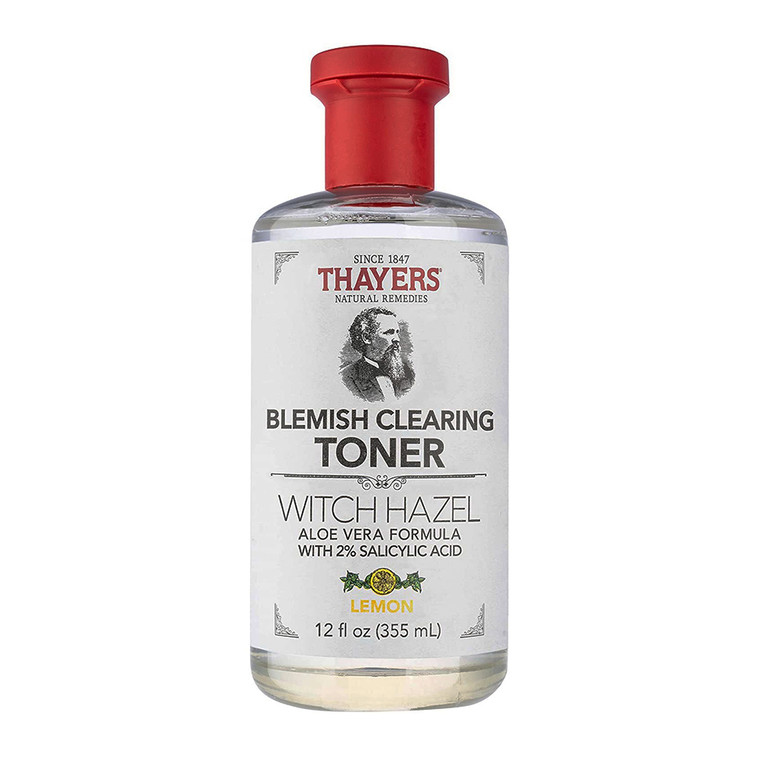 Thayers Witch Hazel Lemon Blemish Clearing Toner, 12 Oz