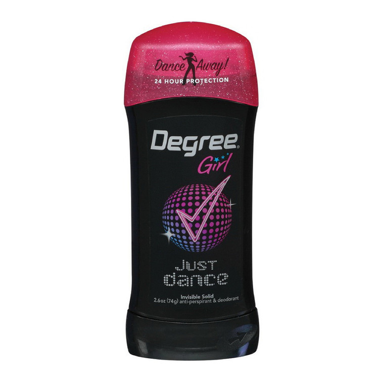 Degree Girl Women Antiperspirant Deodorant Stick Just Dance, 2.60 Oz