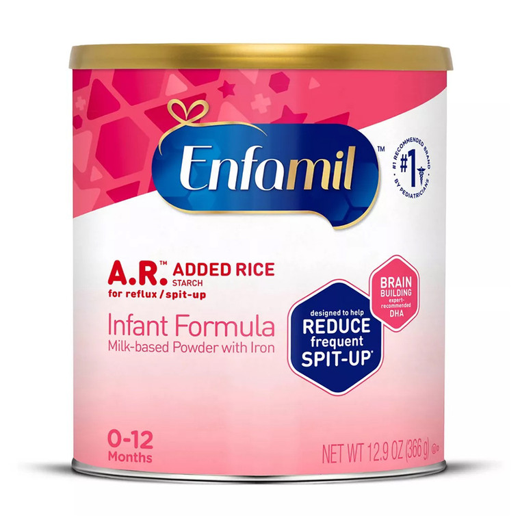 Enfamil A.R. DHA and Choline Powder Baby Formula, 12.9 Oz/6 Pack