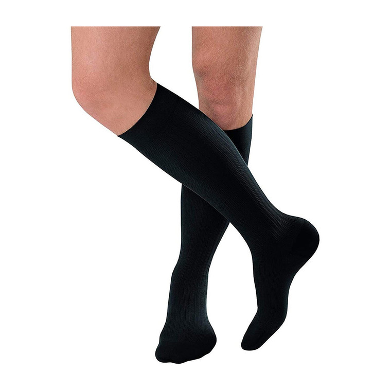 Jobst For Men Ambition Navy Closed Toe Knee Highs 15-20 mmHg, 1 Ea