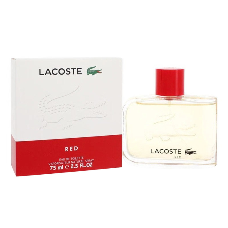 Lacoste Red Mens Eau de Toilette Natural Spray 2.5Oz (75ml)