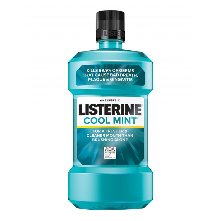 Listerine Antiseptic Cool Mint Mouthwash, 33.80 Oz