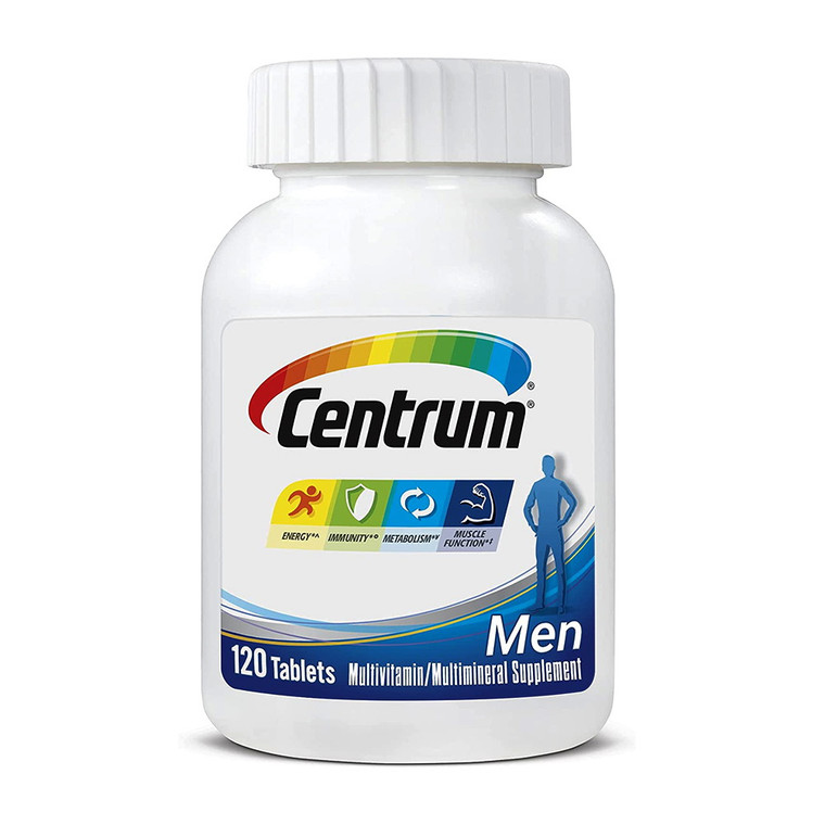 Centrum Multivitamin and Multimineral for Men Supplement Tablets, 120 Ea