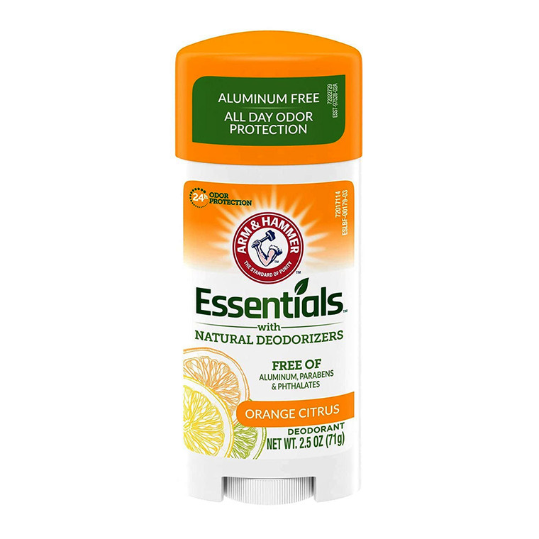 Arm & Hammer Essentials Natural Deodorant Crisp Orange Citrus, 2.5 Oz