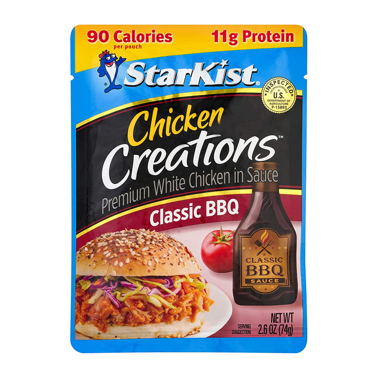 StarKist Chicken Creations Classic BBQ Chicken, 2.6 Oz