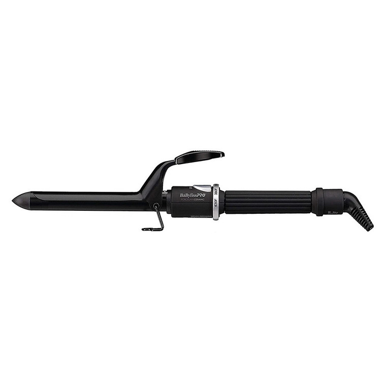 BaBylissPRO Porcelain Ceramic Spring Curling Iron Heat for Superior Styling Waves and Curls 1Ea
