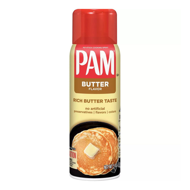 PAM Butter Flavor Canola Oil Spray, 5 Oz