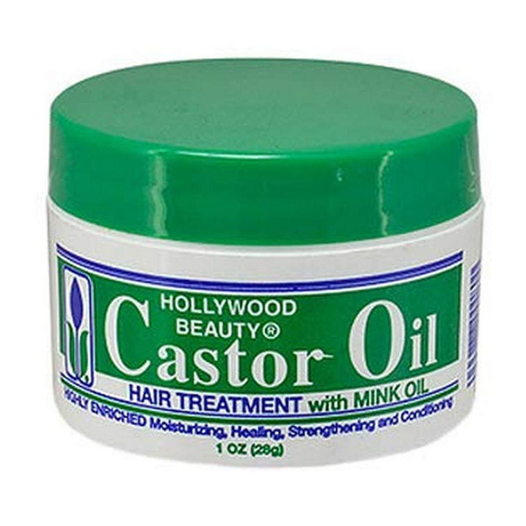 Hollywood Beauty Castor Oil Hair Treatment With Mink Oil, 1 Oz