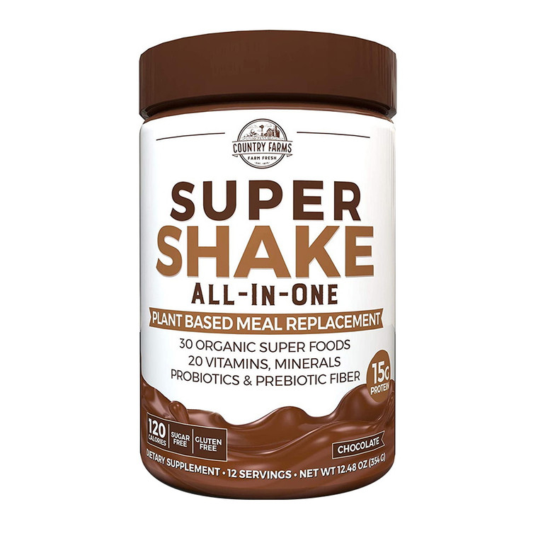 Country Farms All-in-One Super Shake Meal Replacement Dietary Supplement, 12.48 oz