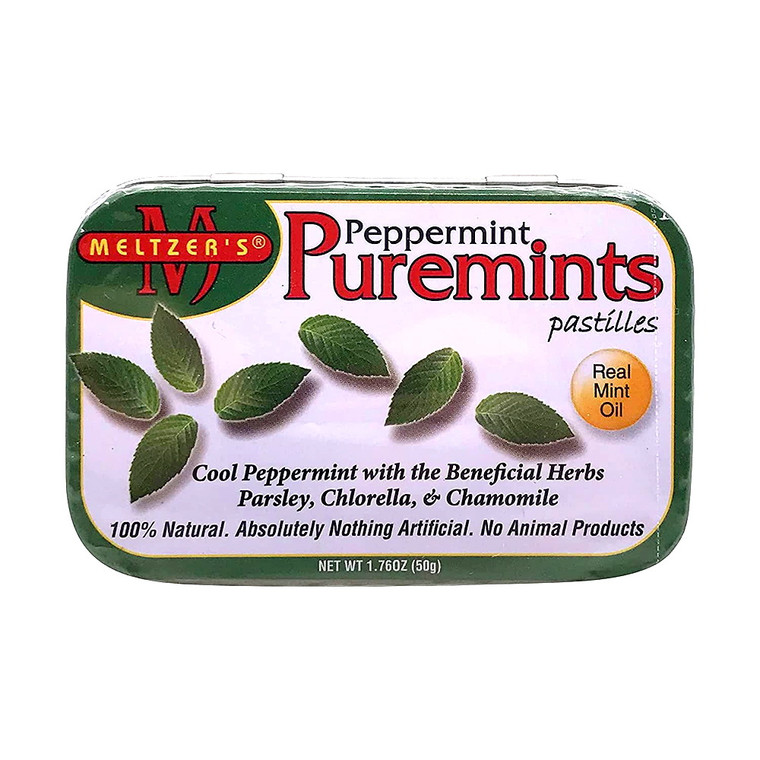 Puremints Peppermint, 1.76 Oz, 12 Pack