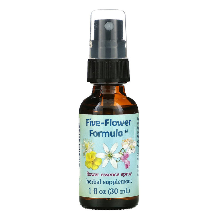 Flower Essence Services Five Flower Formula in Glycerin, 1 Oz