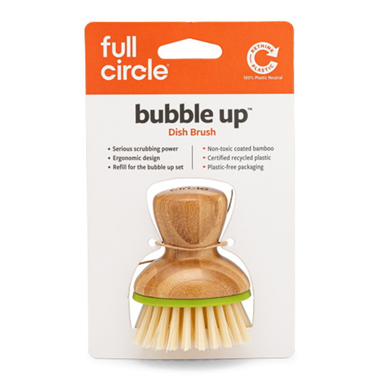 Full Circle Bubble Up Dish Brush Replacement, Assorted, 1 Ea