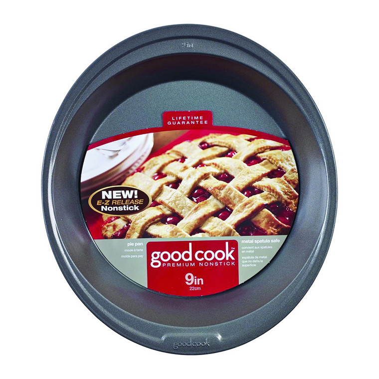 Good Cook 9 Inch Pie Pan Non Stick, 1 Ea
