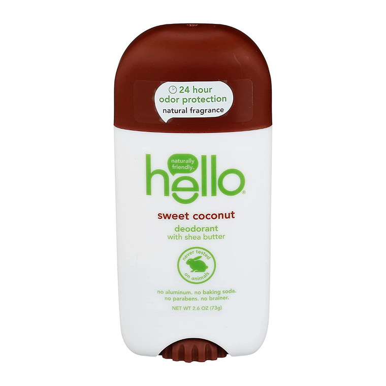 Hello Sweet Coconut Deodorant, 2.6 oz