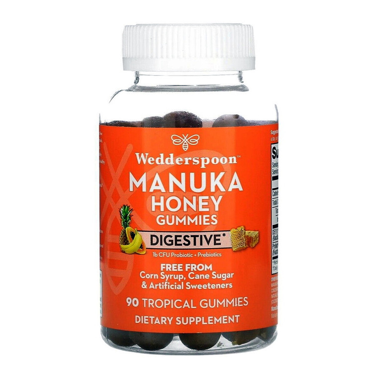 Manuka Digestive Gummies, Tropical - 90 Count