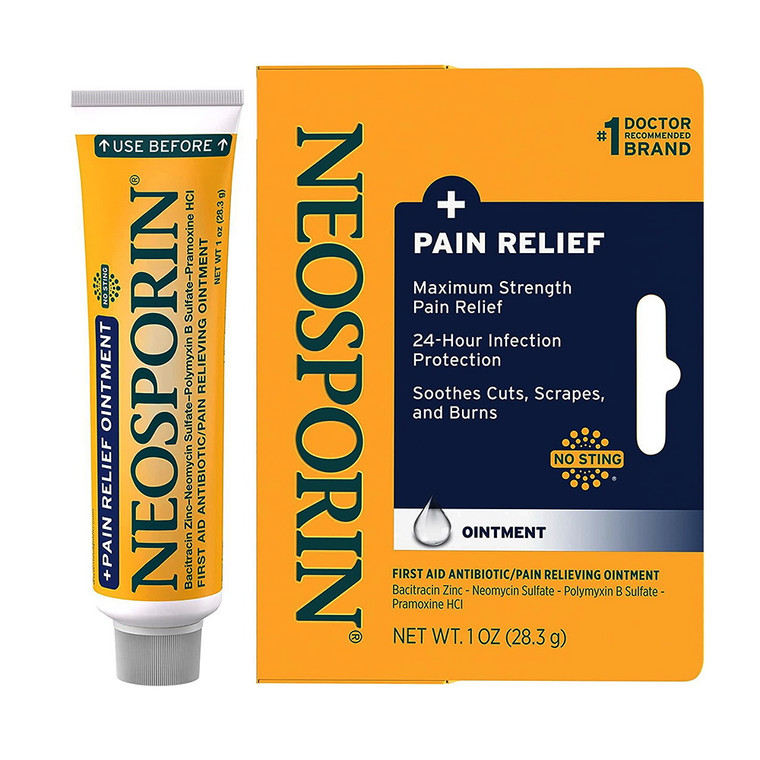 Neosporin Plus Maximum Strength Antibiotic Pain Relief Ointment - 1 Oz