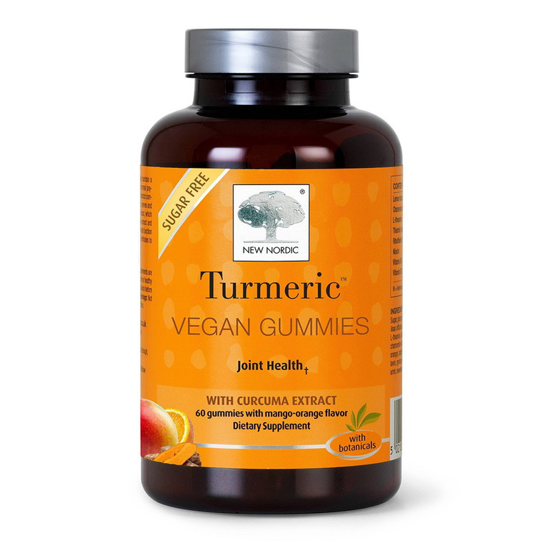 New Nordic Turmeric Vegan Gummies, Joint Health Supplement, 60 Ct