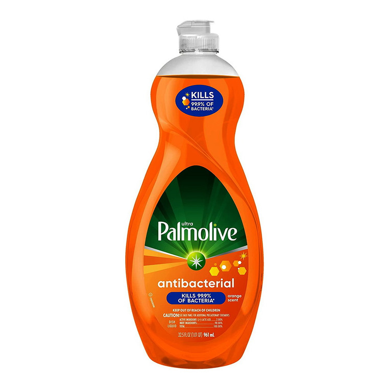 Palmolive Ultra Antibacterial Liquid Dish Soap, Orange Scent, 32.5 fl oz