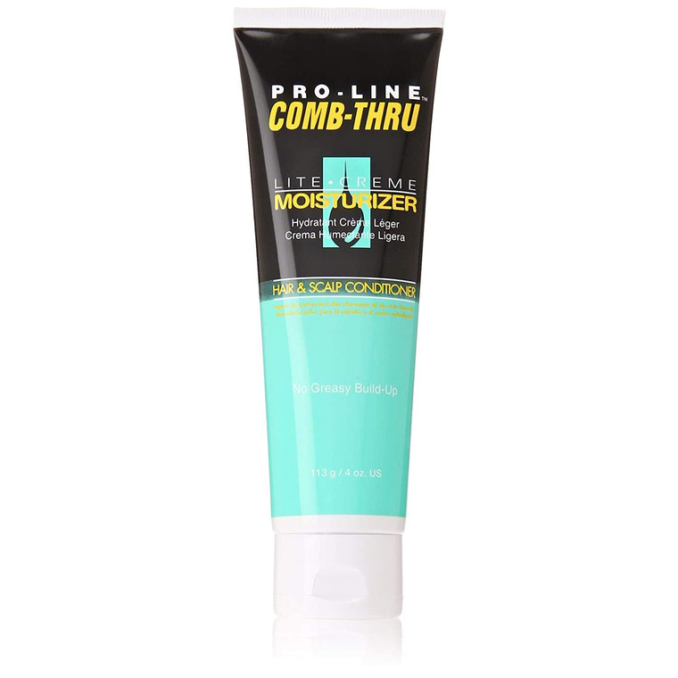 Pro-Line Comb Thru Lite Creme Moisturizer Hair & Scalp Conditioner, 4 Oz