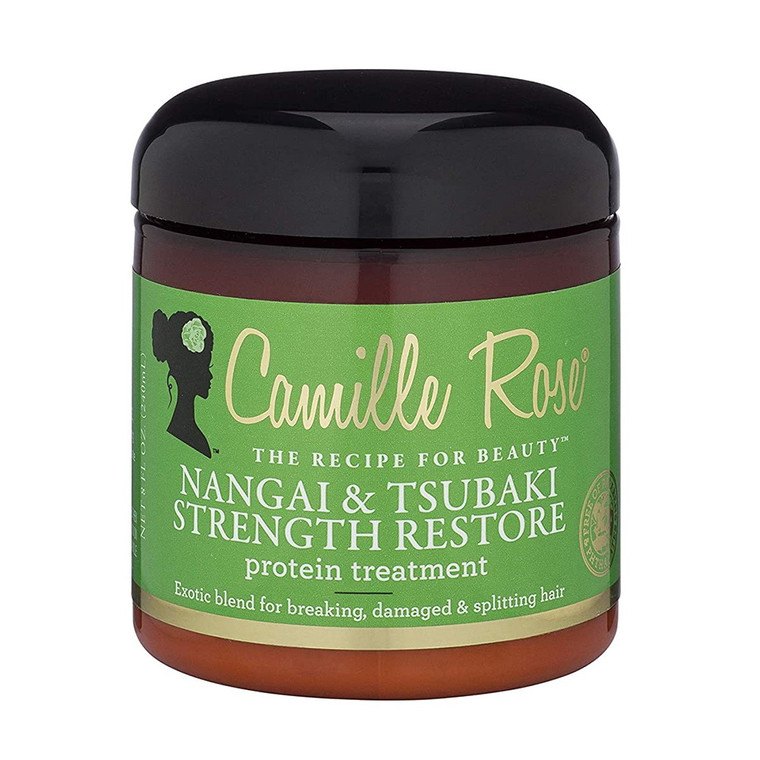 Camille Rose Nangai & Tsubaki Strength Restore Protein Hair Treatment, 8 Oz