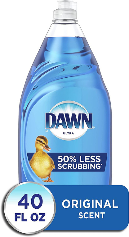 Dawn Ultra Original Scent Dishwashing Liquid Dish Soap, 40 Oz